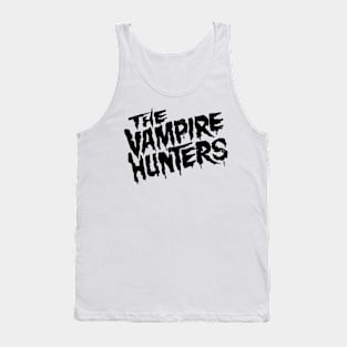 The Vampire Hunters Ink Black No Background Horror Tank Top